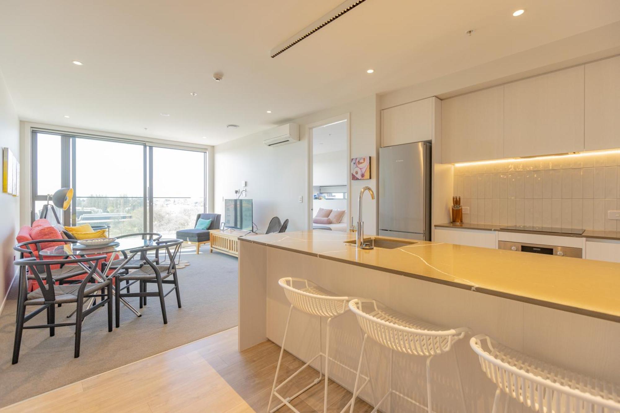 Luxury 2 Bedroom Cbd Apartment With Free Parking クライストチャーチ エクステリア 写真