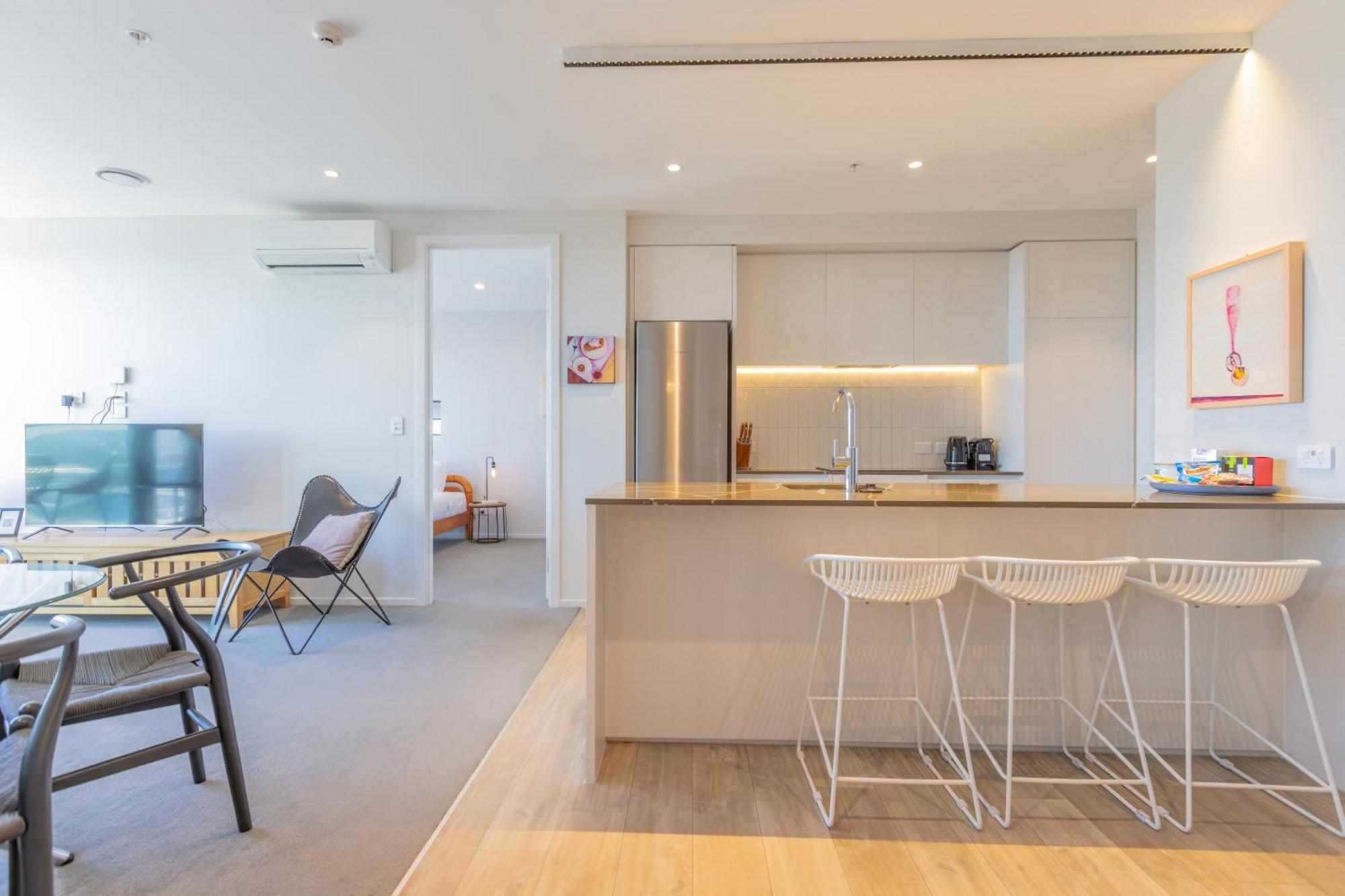 Luxury 2 Bedroom Cbd Apartment With Free Parking クライストチャーチ エクステリア 写真